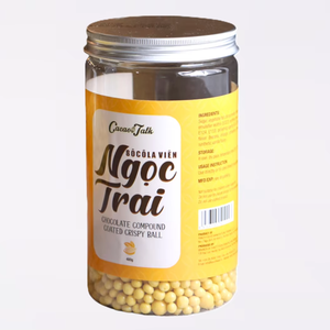 Chocolat composé OEM boules croustillantes enrobées de chocolat banane HALAL usine de bonbons en gros bon prix pour fabricant et détaillant - Product Image 1