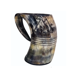 Jarra de cerveza de cuerno de búfalo grande y taza de cuerno de búfalo natural mejor diseño y calidad premium - Product Image 4