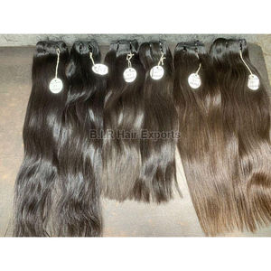 Paquete de cabello Remy indio recto natural Tipo de cabello humano - Product Image 1