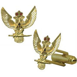 Águila masónica de dos cabezas con diamantes de imitación masones - Product Image 5