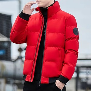 Vêtements de travail imperméables matelassés en forme d'étoile avec logo personnalisé veste matelassée en duvet bulle pour hommes manteau d'hiver brodé chaud moyen - Product Image 4