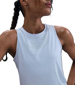New Arrival Custom Women's Breathable Gym Fitness Tank <b>Tops</b> Plus Size Summer <b>Sleeveless</b> Casual Work Out Running Wear Tank <b>Top</b> - Product Image 5