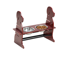 Soporte de cuenco para perros de acero inoxidable ecológico de alta calidad, clásico, elegante, hecho a mano, de lujo, para uso en exteriores, venta al por mayor, comedero para mascotas - Product Image 1