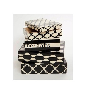 กล่องเก็บเครื่องประดับทำจากไม้และแม่ของไข่มุกพร้อมกล่องเครื่องประดับเครื่องสำอางคุณภาพสูงจำนวนมาก - Product Image 2