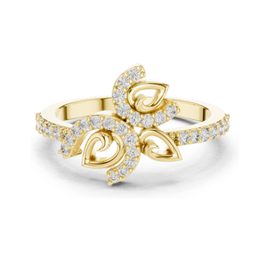 Bague pour femme en diamant de laboratoire 0,313 CT, clarté VVS-VS EF, or 18 carats, 14 carats, 10 carats et argent 925, or rose, or jaune, or blanc - Product Image 1