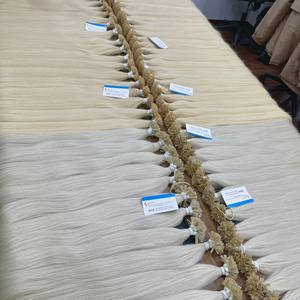 El mejor vendedor de paquetes de cabello humano al por mayor de pelo rubio a granel - Product Image 1