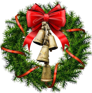 Juego de campanas de vaca de Metal de latón AK de 4 campanas individuales con acabado rústico con campanas colgantes de cuerda para decoración colgante de pared de Navidad - Product Image 5