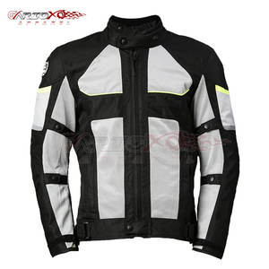 Veste d'équitation en Cordura avec doublure intérieure douce et coque en polyester pour hommes Veste de moto robuste pour motards - Product Image 1