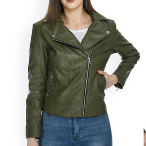 Casual Wear Adult Size <b>Women</b> Genuine Leather <b>Jacket</b> Knitted Breathable <b>Lightweight</b> Eco-Friendly High Quality - Product Image 4