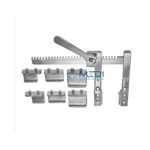 Outil manuel d'épandage de côtes de taille personnalisée le plus vendu porte-aiguille Mediva en acier inoxydable Burford Basis ensemble d'instruments chirurgicaux - Product Image 3
