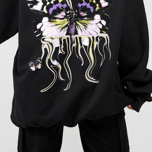 El mejor estilo de ropa de calle nueva moda sudaderas con capucha estampadas para mujer/sudaderas con capucha impresas digitales personalizadas transpirables al por mayor - Product Image 6