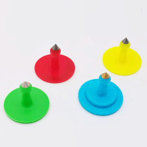 Impression personnalisée d'étiquettes d'oreille d'animaux multicolores pour le suivi des porcs, des chèvres et des vaches - Product Image 1