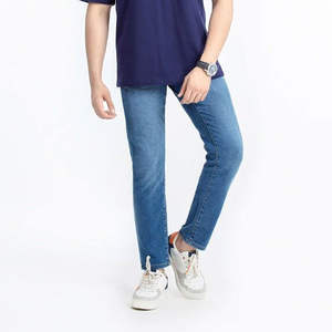 Wholesale Men's Breathable Denim Pants 2026 Latest Design <b>Winter</b> Autumn Summer Spring Washed <b>Jeans</b> Clothes - Product Image 2