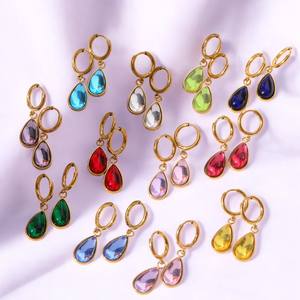 Pear Rose Quartz Gemstone Hoop <b>Earrings</b> - 925 Sterling Silver <b>Drop</b> <b>Earrings</b> - Handmade <b>Fashion</b> <b>Earrings</b> Jewelry - Product Image 3