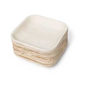 Assiettes carrées compostables en feuille de palmier Areca fabricant de vaisselle jetable écologique naturelle à bon prix - Product Image 6