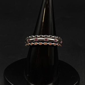 แหวนเพชรเพทายหลากสีสำหรับผู้หญิงแหวน925เงินแท้สำหรับผู้หญิงขายส่ง - Product Image 1