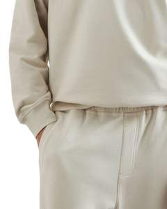 Sudadera de Forro Polar con Media Cremallera para Hombre, Cálida, Suave, Cuello Alto, Cómoda, Informal, Holgada, de Manga Larga, Estilo Pullover - Product Image 5