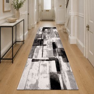 <b>RUGS</b> DEPOT LXDP-0844 Wholesale Grey Silver Modern Vintage Digital Printed Machine Washable Chenille Area <b>Rug</b> <b>Non</b> <b>Slip</b> - Product Image 5