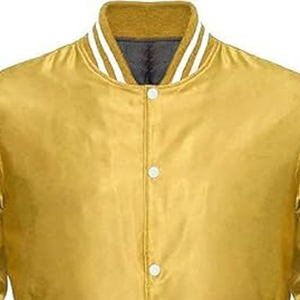 100% veste universitaire en toile imprimée personnalisée pour hommes à manches longues hiver coupe-vent avec logo avant - Product Image 2