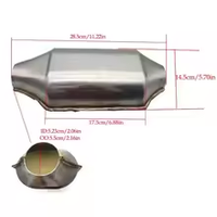 Capteur d'oxygène universel pour catalyseur automobile BC-YUEYANG 2'' 2.25'' 2.5'' 3''