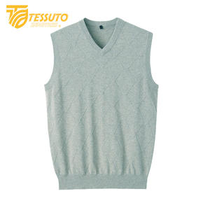 Nouveau design Hommes chandails mode porter pull tricoté tenue décontracté hiver extérieur haut haute qualité vêtements chandails sans manches - Product Image 1