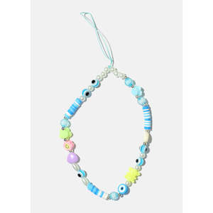 Correa para Teléfono Celular con Cuentas, Llavero Corto de Acrílico, Accesorio para Teléfono Móvil con Diseño de Corazón, Decoración Práctica para Teléfono - Product Image 5