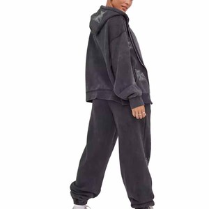 Chándal Personalizable de Invierno para Mujer, Estilo Urbano, Sudadera con Capucha, Ligero, Transpirable, Ecológico, 100% Poliéster - Product Image 5