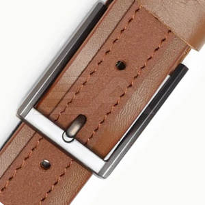 Cinturones de Cuero Vacuno Casuales para Hombre, Resistentes, con Hebilla de Hierro, Personalizables, Ligeros y a la Moda - Product Image 4