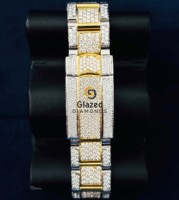 Montre Homme de Luxe en Acier Inoxydable de Haute Qualité, Mouvement Mécanique Japonais, Diamant Moissanite, Verre Analogique, Style Hip Hop Automatique
