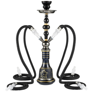 Diseño elegante Hookah Shisha Set Combo de vidrio de acero inoxidable Premium Look Kit completo Caja de regalo Marca personalizada disponible 2025 - Product Image 5