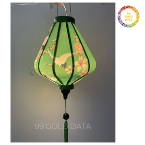 Linterna de seda tradicional vietnamita Hoi An tela de seda hecha a mano decoración colgante colorida para jardín boda Antumn Festival uso - Product Image 2