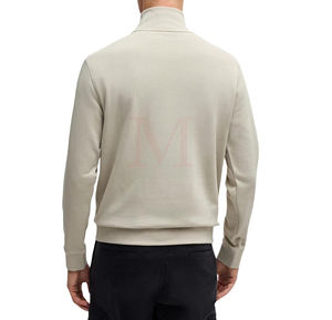 Vente en gros 2024 sweat-shirt en coton demi-quart personnalisé col haut à manches longues teint uni dans toutes les couleurs pour l'hiver - Product Image 3