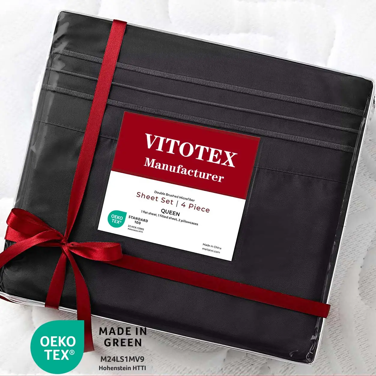 Vitotex Basics 1500 thread count Collection Microfiber Value Bed Sheet Set