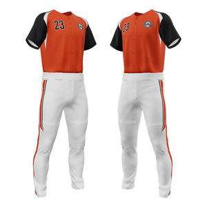 Prix raisonnable Créez votre idée Concevez votre propre style Meilleur matériel Services OEM Uniformes de baseball pour hommes - Product Image 6