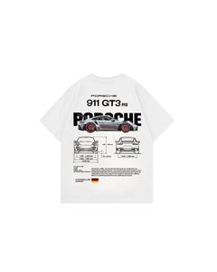 T-shirts pour hommes tendance Racing 100% coton, haute qualité, logo personnalisé imprimé, coupe ample, style streetwear, designs personnalisés, t-shirt à grammage élevé - Product Image 3