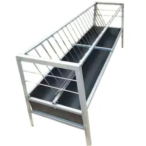 מתקן האכלה לכבשים מפלדה מגולוונת עמידה |   ציוד לבעלי חיים ידידותי לסביבה במצב חדש עם אחריות ל-6 חודשים לעזים - Product Image 1