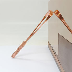 100% pur Original cuivre langue nettoyant doux soins de santé bucco-dentaire langue grattoir plastique fabricant usine produit - Product Image 3