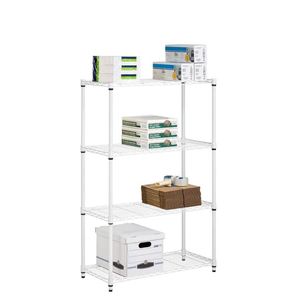 Luxury white steel wire <b>storage</b> shelving <b>rack</b> bulk quantity for home hotels and restaurant <b>kitchen</b> bathroom bedroom living room - Product Image 2