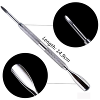 Kit professionnel d'outils de beauté personnalisés en acier inoxydable : coupe-ongles, repousse-cuticules, polissoir à ongles, ensemble de manucure de salon 8 pièces