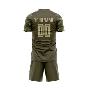 Fabricant sur mesure, vente en gros, uniformes de football de haute qualité, impression par sublimation, vêtements de sport haut de gamme, séchage rapide, 100% coton - Product Image 5
