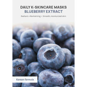 Masque facial quotidien A3shop AOA Skin Blueberry, masque en feuille premium pour le bien-être de la peau - Product Image 4