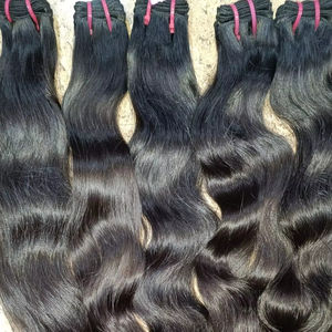 ผมต่อแบบ Remy ชาวอินเดียบริสุทธิ์เกรดสูงสุดส่งออกโดยผู้เชี่ยวชาญด้านเส้นผมชั้นนำของเจนไน - Product Image 1