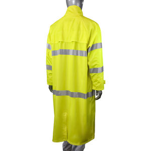 Chubasquero de PVC para adultos, ropa de trabajo de invierno personalizada de alta visibilidad, capa de lluvia impermeable ligera EVA para construcción - Product Image 6