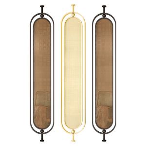 Arched Room <b>Divider</b> with Woven Cane Panels Wooden Frame Modern Folding Privacy <b>Screen</b> for Living Room and <b>Office</b> - Product Image 2