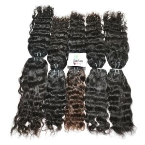 Extensiones de Cabello Humano Indio Remy Virgen, Rizado, de un Solo Donante, Sin Procesar, con Cutícula Alineada, Aspecto Natural, Extensiones Peruanas - Product Image 1