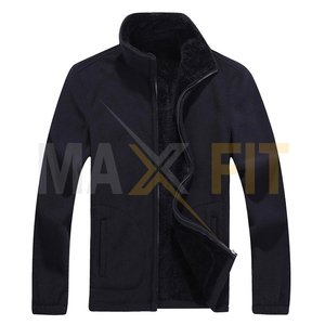 Outdoor Waterproof <b>Hooded</b> Stand Collar <b>Padded</b> Insulated Warm Custom Thermal Quilted Winter Fleece <b>Jacket</b> for Men - Product Image 3