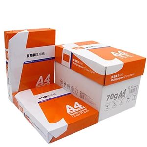 Papel de copia A4 multiusos con salida limpia y calidad estable ideal para formularios de cartas y facturas trato de fábrica - Product Image 3
