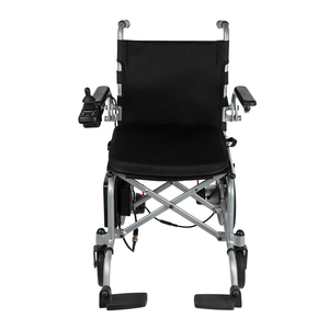 Silla de Ruedas Eléctrica Plegable Ligera de Acero al Carbono, Batería de Plomo-Ácido Extraíble, Diseño Portátil <span class=keywords><strong>para</strong></span> Personas con Discapacidad - Product Image 4