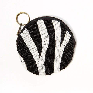 Monedero con Cuentas Bordado a Mano con Tela Suave, Monedero con Diseño Redondo de MD HANDICRAFTS - Product Image 2