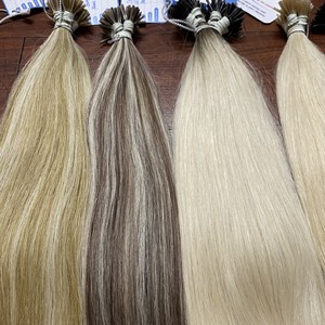 Extensiones de Cabello Humano Vietnamita Virgen al por Mayor, Punta I, Doble Trama, Liso Natural - Product Image 3